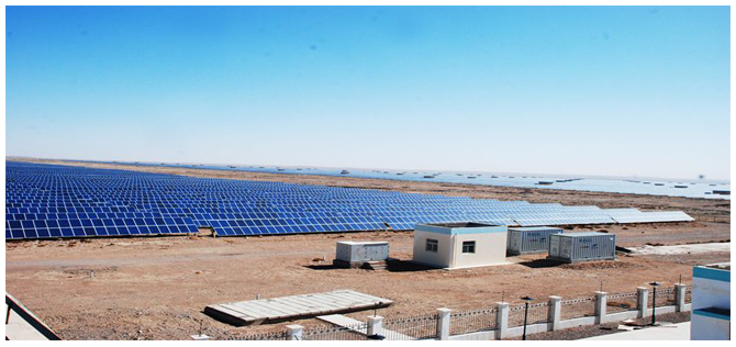 Gansu Jinchang 100MWP Photovoltaic Power Station