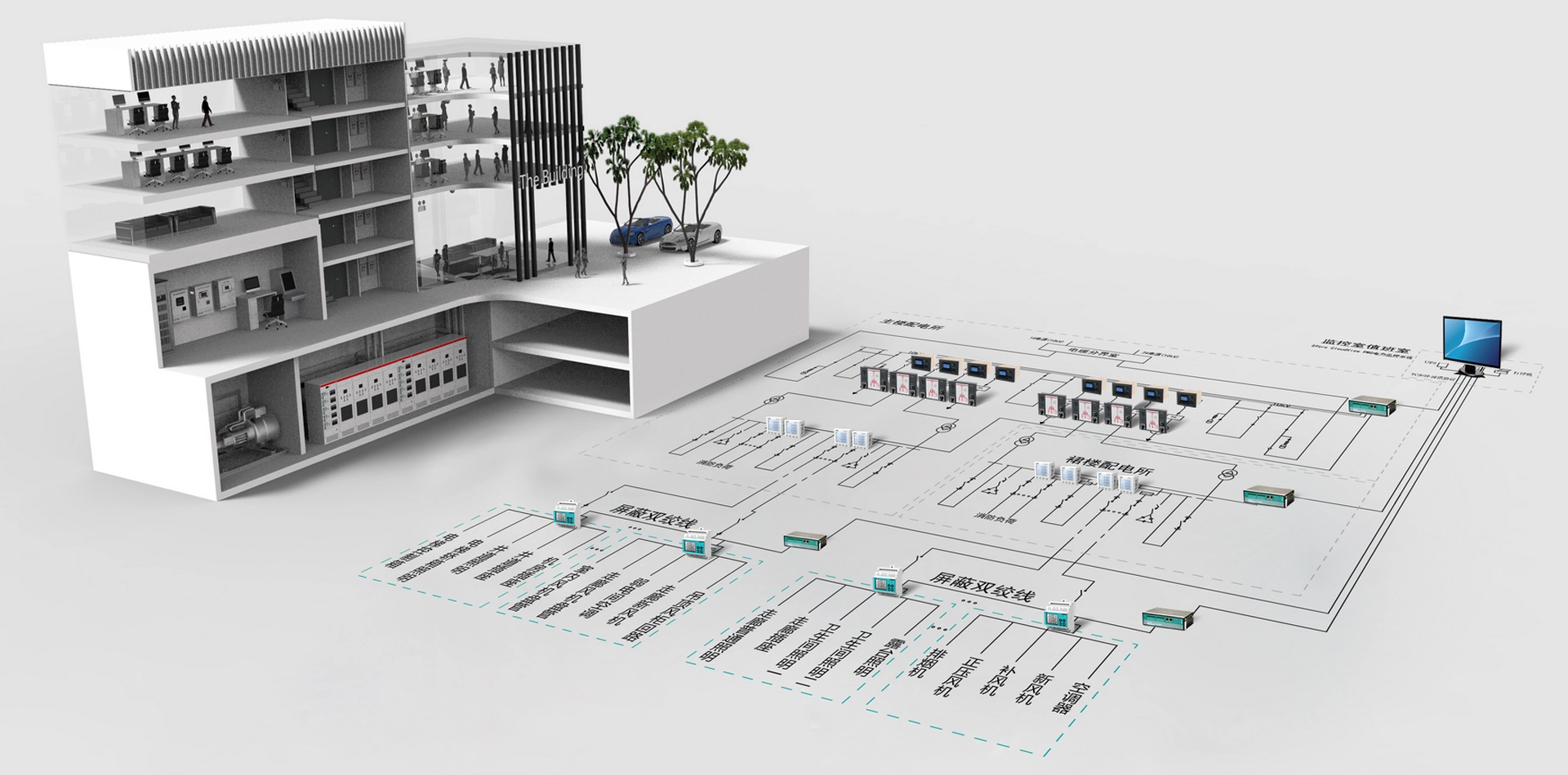 Intelligent Building Power Monitoring System Solution